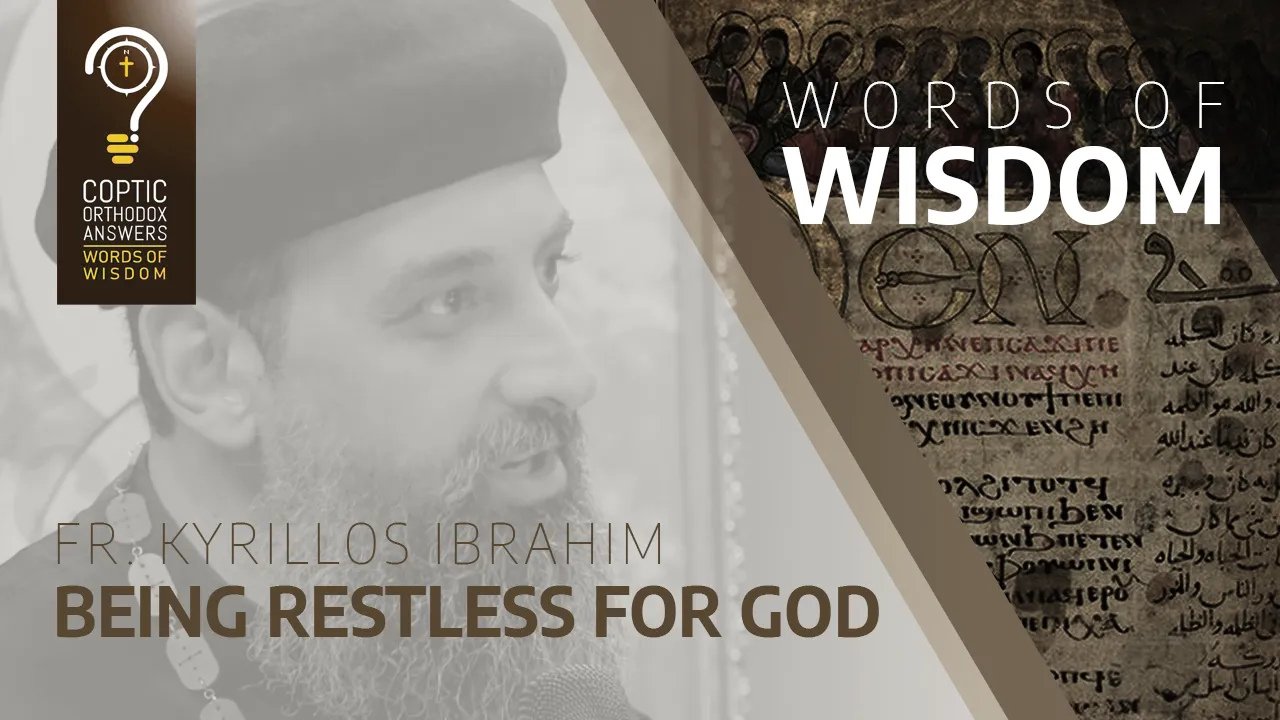 Being restless for God!